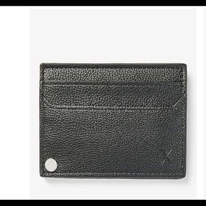 Express faux leather pop out card case